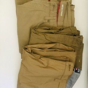 4 khaki pants Men's 36x32Wrangler, Levi's, Dockers